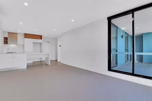 Finished basement living area — basement renovation Edmonton by Steadfast Construction